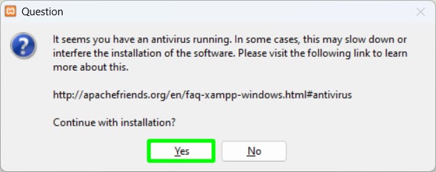 Cara install Dikenal di XAMPP Windows 11