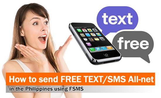 Cara mengirim TEKS/SMS GRATIS Semua Jaringan Filipina