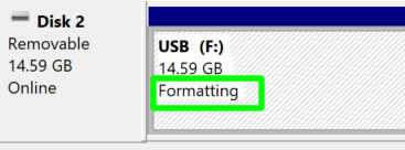memformat usb fat32 menggunakan manajemen disk