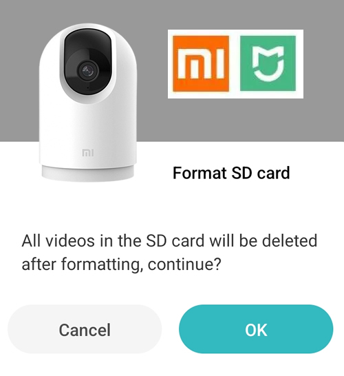Cara Memformat Kartu SD Kamera Mi Home 360